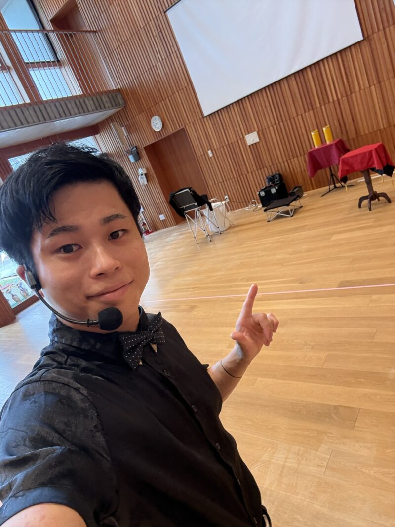 マジックショーの会場の様子